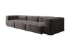 Luxuriöses Designer 3-Sitzer Samtsofa Snug – Komfortables Wohnzimmer Sofa mit Stil