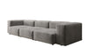 Luxuriöses Designer 3-Sitzer Samtsofa Snug – Komfortables Wohnzimmer Sofa mit Stil
