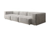 Luxuriöses Designer 3-Sitzer Samtsofa Snug – Komfortables Wohnzimmer Sofa mit Stil