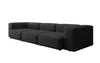 Designer 3-Sitzer Sofa Snug: Luxuriöses Stoff-Sofa für modernes Wohnzimmer