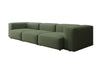 Designer 3-Sitzer Sofa Snug: Luxuriöses Stoff-Sofa für modernes Wohnzimmer