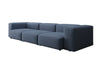Designer 3-Sitzer Sofa Snug: Luxuriöses Stoff-Sofa für modernes Wohnzimmer