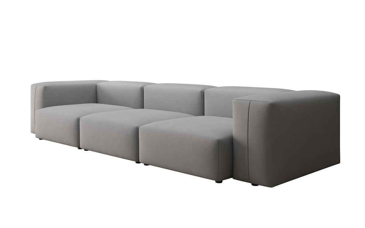 Designer 3-Sitzer Sofa Snug: Luxuriöses Stoff-Sofa für modernes Wohnzimmer