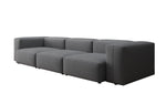 Lade das Bild in den Galerie-Viewer, Designer 3-Sitzer Sofa Snug: Luxuriöses Stoff-Sofa für modernes Wohnzimmer
