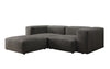 Luxuriöses L-Sofa Snug Mini Samt: Modulares Ecksofa für ultimativen Komfort