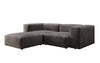 Luxuriöses L-Sofa Snug Mini Samt: Modulares Ecksofa für ultimativen Komfort