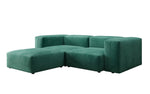 Lade das Bild in den Galerie-Viewer, Luxuriöses L-Sofa Snug Mini Samt: Modulares Ecksofa für ultimativen Komfort
