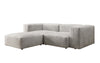 Luxuriöses L-Sofa Snug Mini Samt: Modulares Ecksofa für ultimativen Komfort