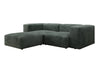 Luxuriöses L-Sofa Snug Mini: Modulares Ecksofa aus Cordstoff für modernes Wohnen
