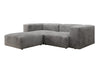 Luxuriöses L-Sofa Snug Mini: Modulares Ecksofa aus Cordstoff für modernes Wohnen