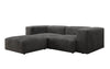 Luxuriöses L-Sofa Snug Mini: Modulares Ecksofa aus Cordstoff für modernes Wohnen
