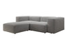 Luxuriöses Designer L-Sofa Snug Mini aus edlem Bouclé-Stoff für Ihr Zuhause