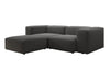 Komfortables Designer L-Sofa Snug Mini: Gemütliches Bouclé Ecksofa für Stilvolles Wohnen