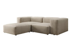 Lade das Bild in den Galerie-Viewer, Luxuriöses L-Sofa Snug Mini Samt: Modulares Ecksofa für ultimativen Komfort
