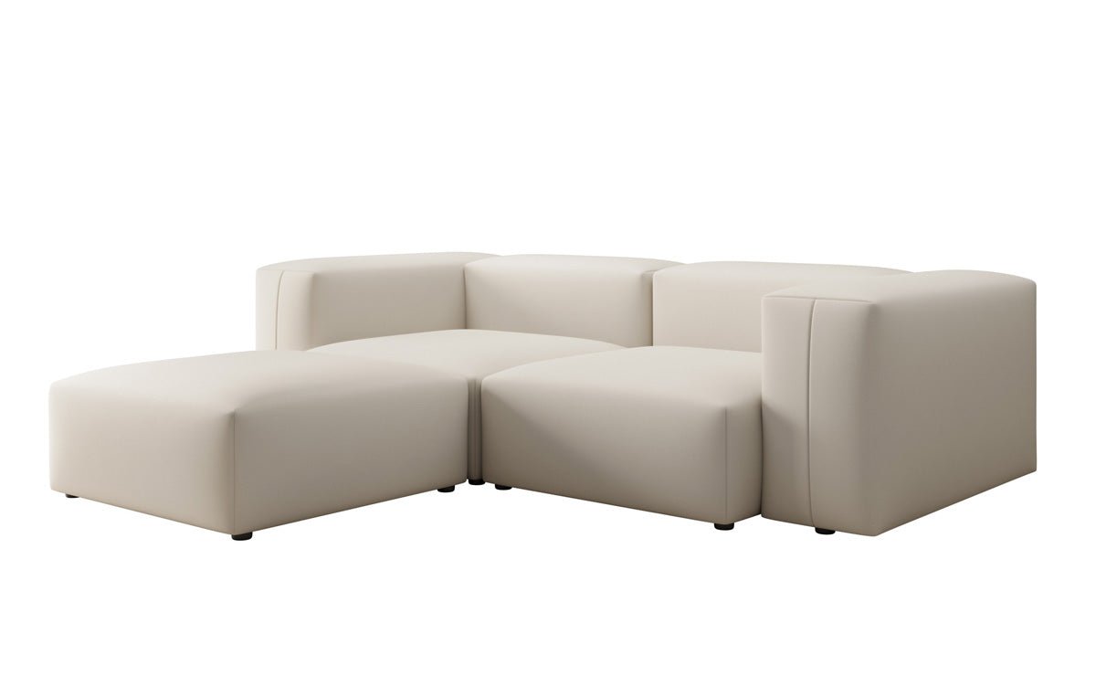 Luxuriöses L-Sofa Snug Mini: Modernes Stoff-Ecksofa für Ihr Wohnzimmer