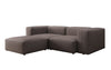 Luxuriöses L-Sofa Snug Mini: Modernes Stoff-Ecksofa für Ihr Wohnzimmer