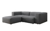 Luxuriöses L-Sofa Snug Mini: Modernes Stoff-Ecksofa für Ihr Wohnzimmer