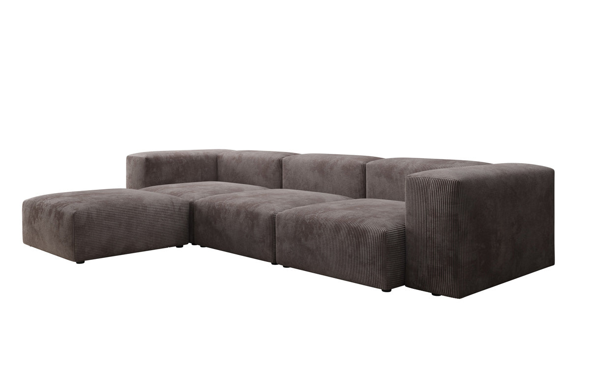 Modernes Designer L-Sofa Ecksofa aus Cordstoff – Bequem, Modular & Stilvoll