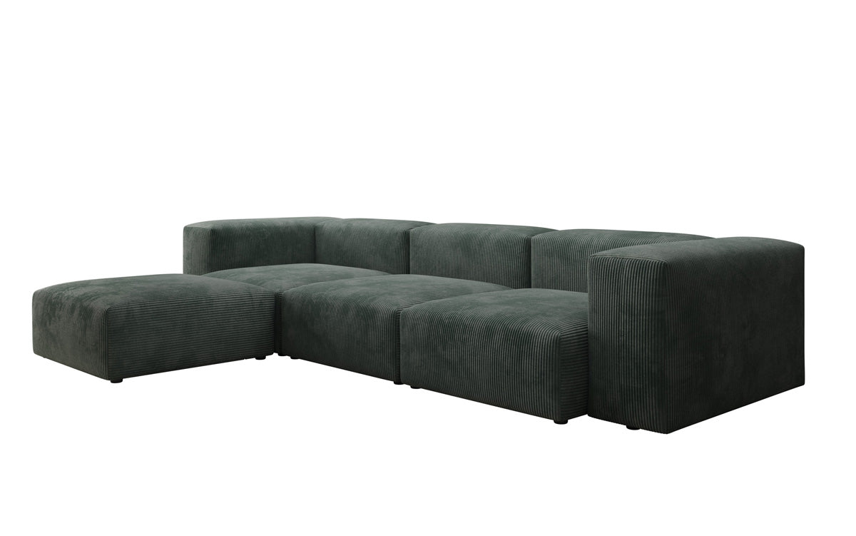 Modernes Designer L-Sofa Ecksofa aus Cordstoff – Bequem, Modular & Stilvoll