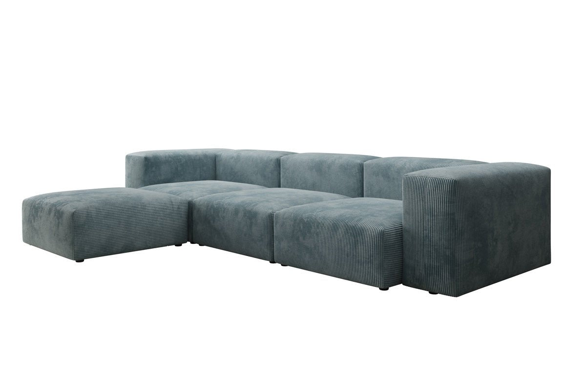 Luxuriöses Ecksofa Snug aus Cordstoff – Modernes Design, Hoher Komfort, Verstellbar