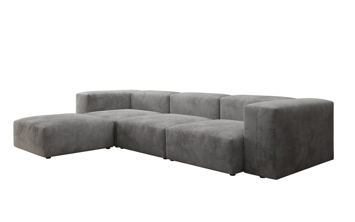 Luxuriöses Ecksofa Snug aus Cordstoff – Modernes Design, Hoher Komfort, Verstellbar