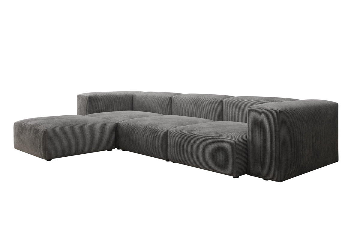 Luxuriöses Ecksofa Snug aus Cordstoff – Modernes Design, Hoher Komfort, Verstellbar
