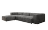 Luxuriöses Ecksofa Snug aus Cordstoff – Modernes Design, Hoher Komfort, Verstellbar