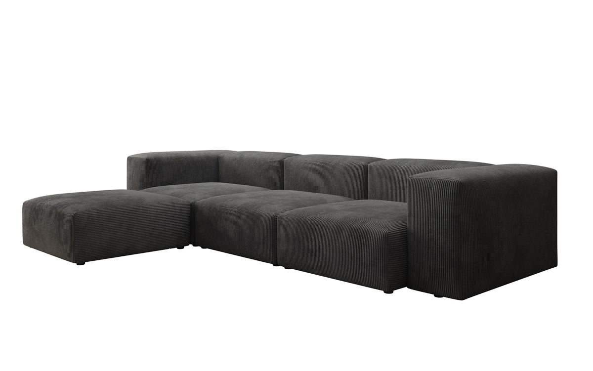 Luxuriöses Ecksofa Snug aus Cordstoff – Modernes Design, Hoher Komfort, Verstellbar