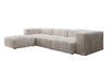 Modernes Designer L-Sofa Ecksofa aus Cordstoff – Bequem, Modular & Stilvoll