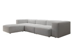Lade das Bild in den Galerie-Viewer, Gemütliches L-Sofa aus Bouclé: Luxus und Komfort für Ihr Zuhause
