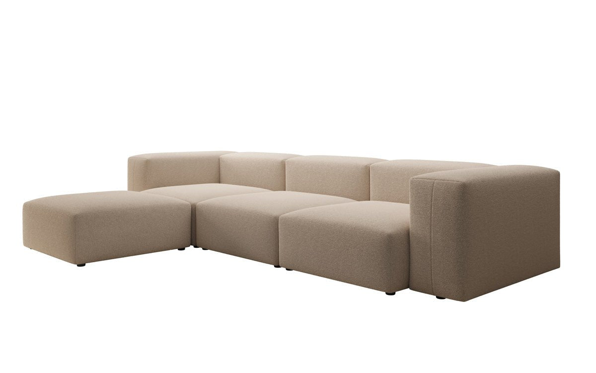 Gemütliches L-Sofa aus Bouclé: Luxus und Komfort für Ihr Zuhause