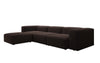 Luxuriöses L-Sofa Snug: Modernes Bouclé-Ecksofa für gemütliche Wohnzimmer-Oasen