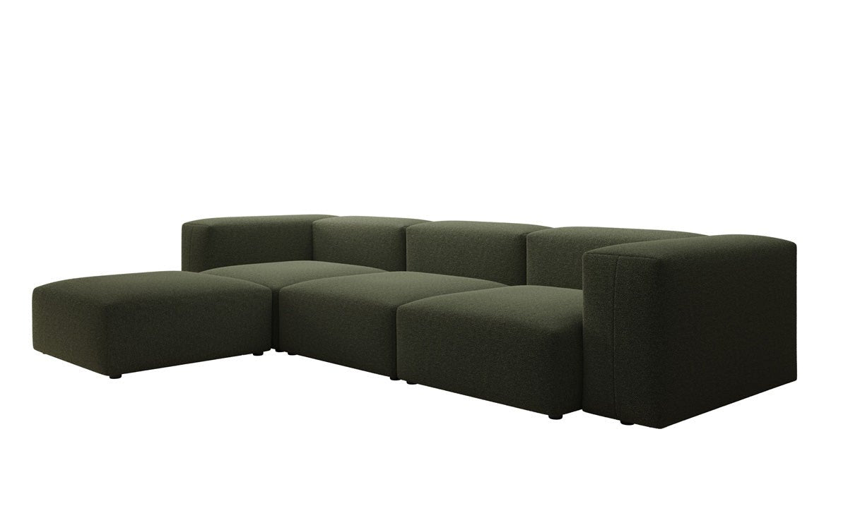 Gemütliches L-Sofa aus Bouclé: Luxus und Komfort für Ihr Zuhause