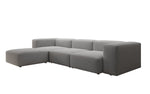Lade das Bild in den Galerie-Viewer, Gemütliches L-Sofa aus Bouclé: Luxus und Komfort für Ihr Zuhause
