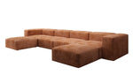 Lade das Bild in den Galerie-Viewer, Luxuriöses U-Sofa Snug im Cord-Design – Modern, Gemütlich, Großzügig für Ihr Wohnzimmer
