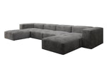Lade das Bild in den Galerie-Viewer, Luxuriöses U-Sofa Snug im Cord-Design – Modern, Gemütlich, Großzügig für Ihr Wohnzimmer

