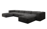 Lade das Bild in den Galerie-Viewer, Luxuriöses U-Sofa Snug im Cord-Design – Modern, Gemütlich, Großzügig für Ihr Wohnzimmer
