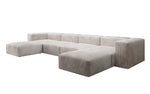 Lade das Bild in den Galerie-Viewer, Luxuriöses U-Sofa Snug im Cord-Design – Modern, Gemütlich, Großzügig für Ihr Wohnzimmer
