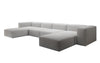 Luxuriöses U-Form Bouclé Designer Sofa: Gemütlich, Modern, Groß für Ihr Wohnzimmer