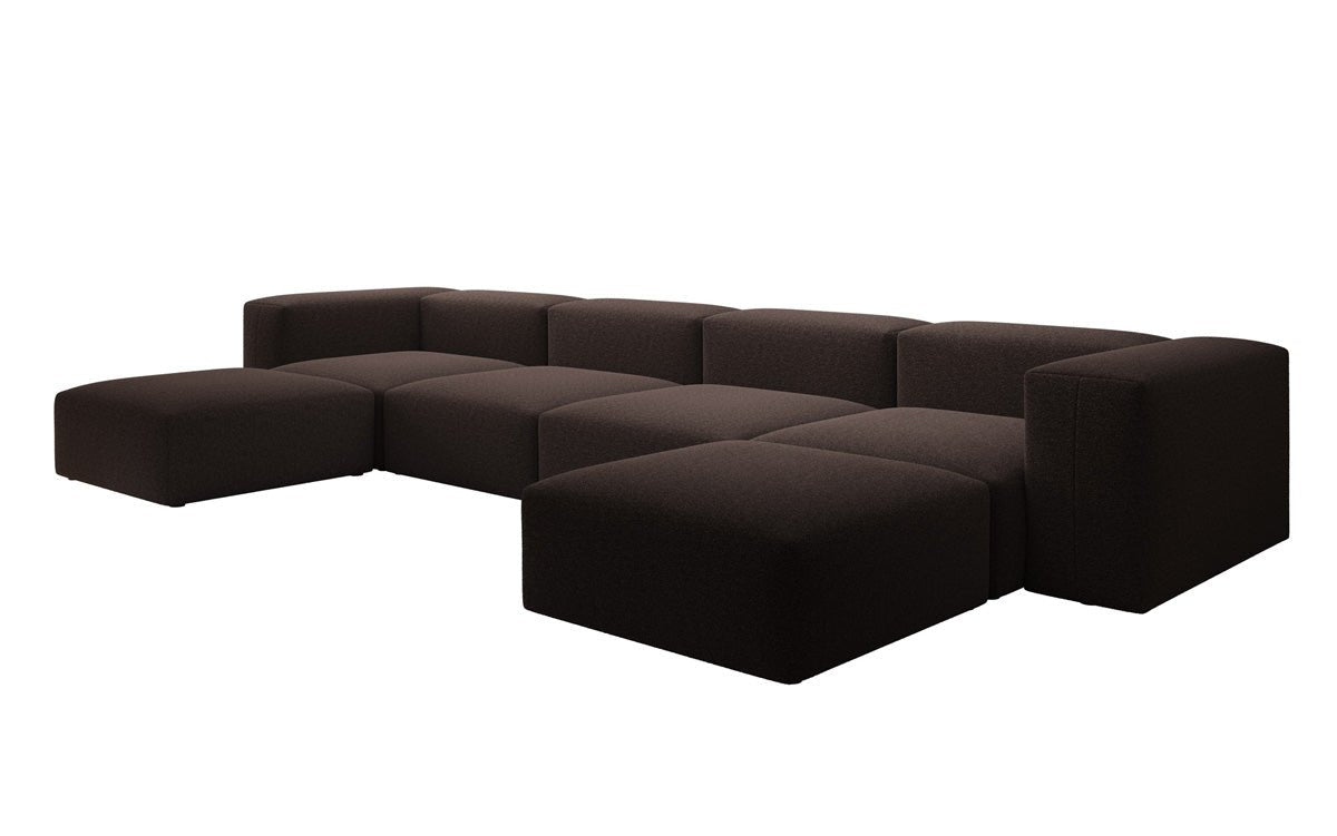 Luxuriöses U-Form Bouclé Designer Sofa: Gemütlich, Modern, Groß für Ihr Wohnzimmer