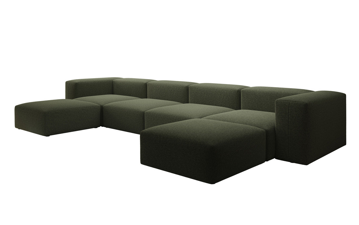 Luxuriöses Bouclé U-Sofa: Modernes Design, Ultrakomfort für Ihr Wohnzimmer