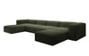 Luxuriöses U-Form Bouclé Designer Sofa: Gemütlich, Modern, Groß für Ihr Wohnzimmer
