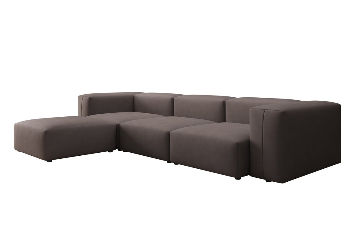Gemütliches Designer L-Sofa Snug – Modernes Stoff Ecksofa für Ihr Wohnzimmer