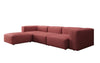 Gemütliches Designer L-Sofa Snug – Modernes Stoff Ecksofa für Ihr Wohnzimmer