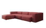 Lade das Bild in den Galerie-Viewer, Gemütliches Designer L-Sofa Snug – Modernes Stoff Ecksofa für Ihr Wohnzimmer
