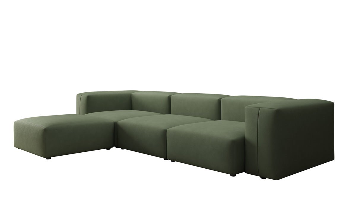 Gemütliches Designer L-Sofa Snug – Modernes Stoff Ecksofa für Ihr Wohnzimmer