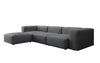 Gemütliches Designer L-Sofa Snug – Modernes Stoff Ecksofa für Ihr Wohnzimmer