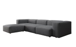 Lade das Bild in den Galerie-Viewer, Gemütliches Designer L-Sofa Snug – Modernes Stoff Ecksofa für Ihr Wohnzimmer
