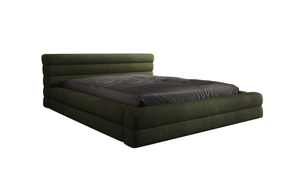 Luxuriöses Velana Bouclé Polsterbett mit Integriertem Stauraum – Modernes Design für Ihr Schlafzimmer