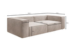 Lade das Bild in den Galerie-Viewer, Luxuriöses Designer Samt Sofa Lesley 3-Sitzer – Eleganz trifft Komfort

